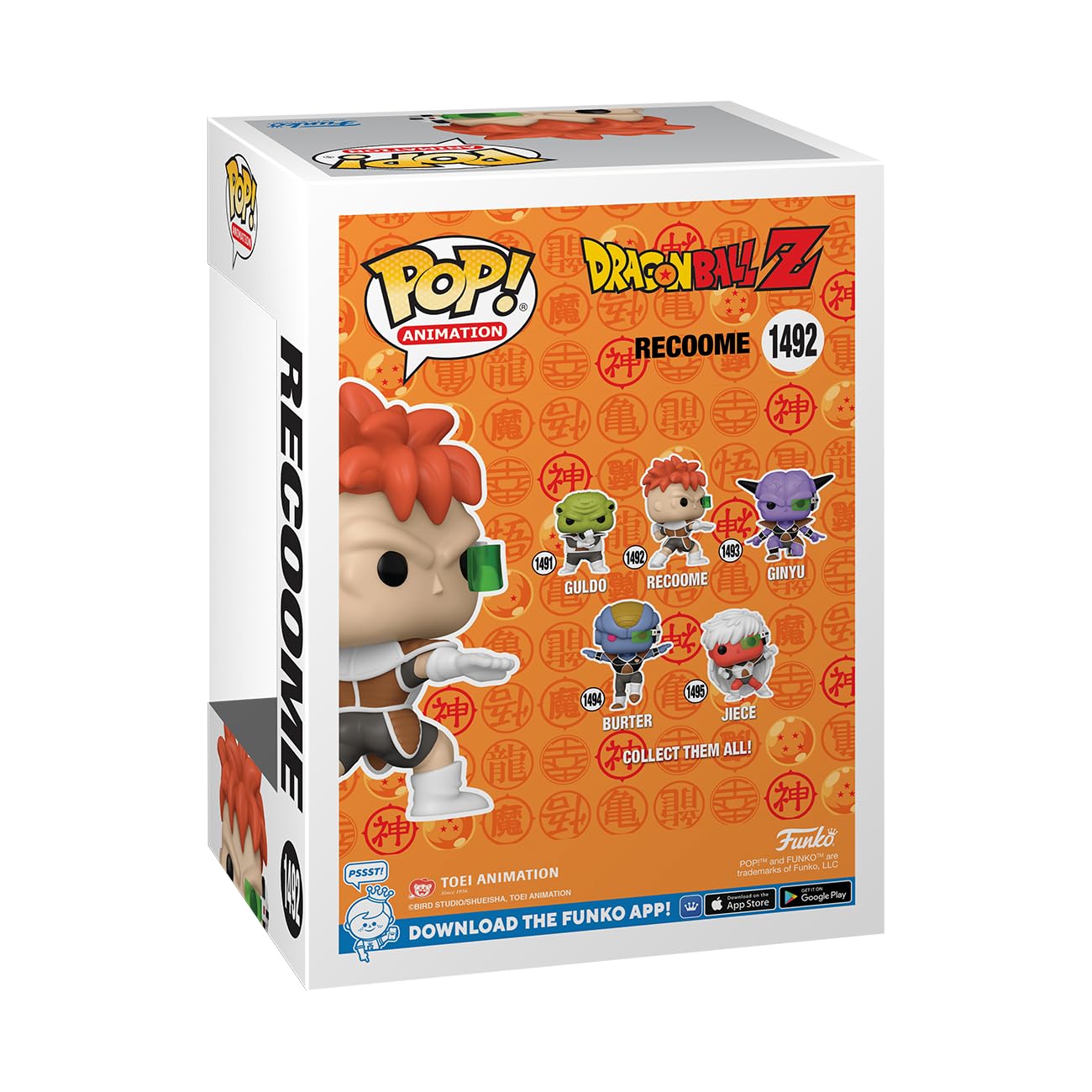Funko POP! Animation: Dragon Ball Z - Recoome - Collectable Vinyl Figure - Gift Idea - Official Merchandise - for Kids & Adults - Anime Fans - Model