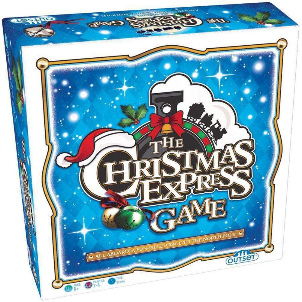 The Christmas Express Board Game - All Aboard a Fun-Filled Race to The North Pole - for 2 to 4 Players Ages 8 and up