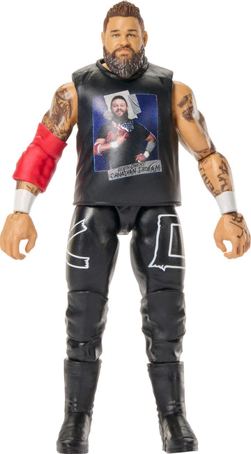 Mattel WWE Kevin Owens Action Figure, Main Event Series #163, 6-inch Collectible Superstar with 14 Articulation Points & Life-Like Look