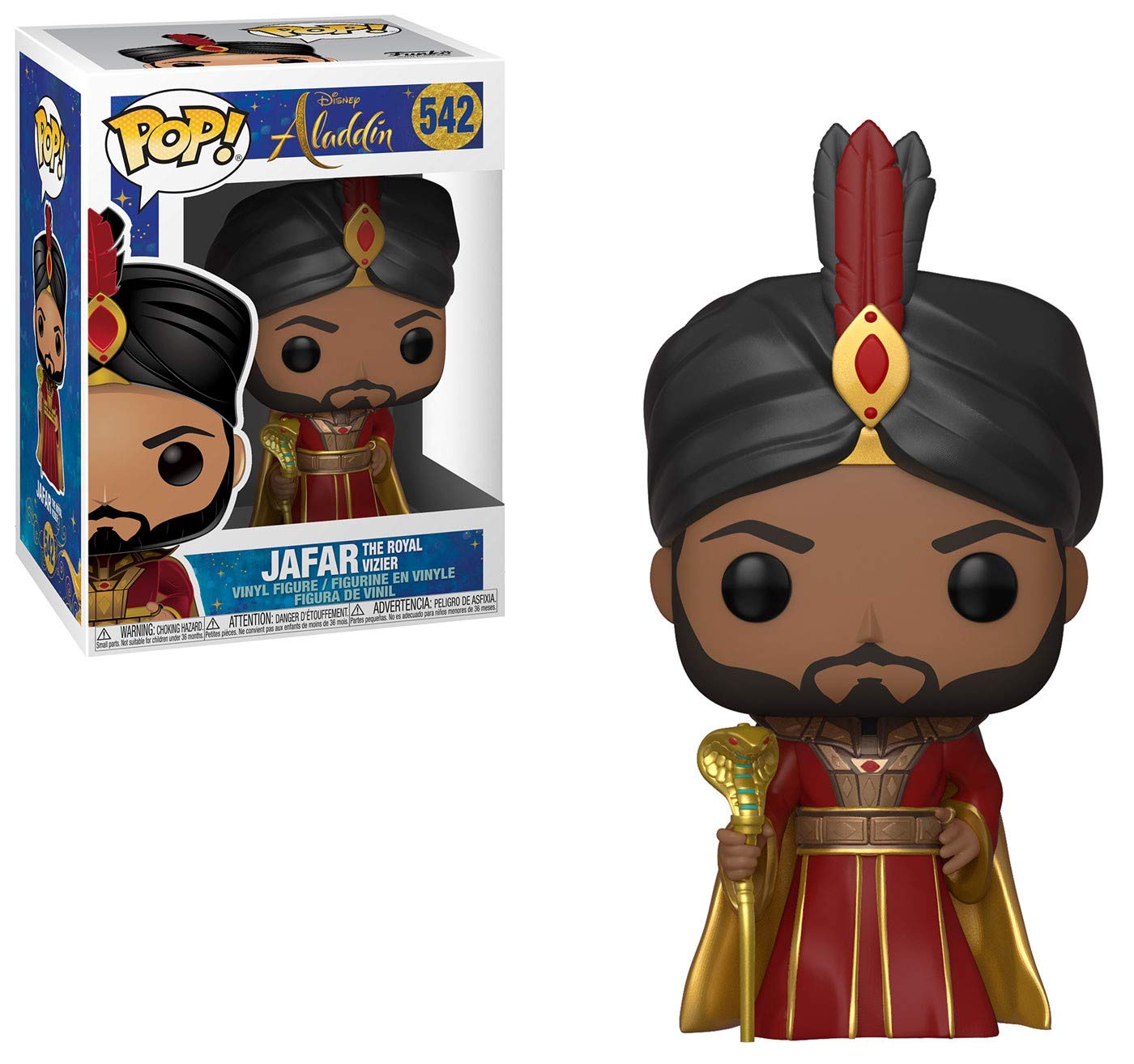 Funko 37025 POP. Vinyl: Disney: Aladdin (Live) - Jafar Action Collectible Figure, Multicolor