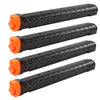 BOROLA 4Pcs 12-Round Reload Clip Compatible for NERF Rival Black