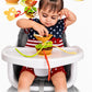 Hamburger Suction Cup Baby Toy Holder for High Chair, Car Seat & Stroller, 3 Tether Straps Keep Toys from Falling Down, BPA-Free Food-Grade Silicone