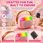 Kids Karaoke Machine for Girls, Mini Karaoke Machine for Kids with 2 Wireless Microphones & LED Lights,Kids Karaoke Set for Children Singing, Ideal