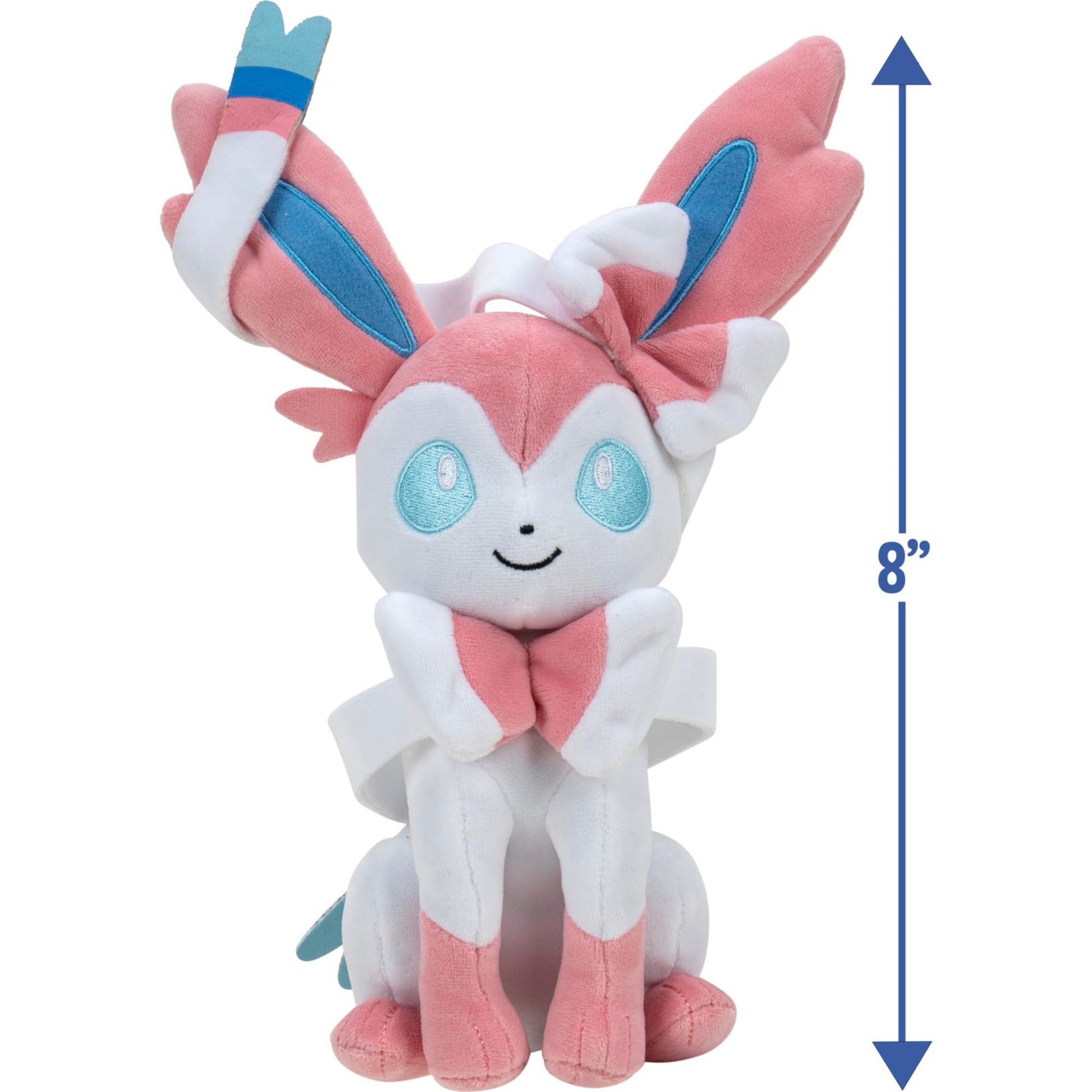 Pokemon Sylveon Plush - 8-Inch Soft Plush with Authentic Details
