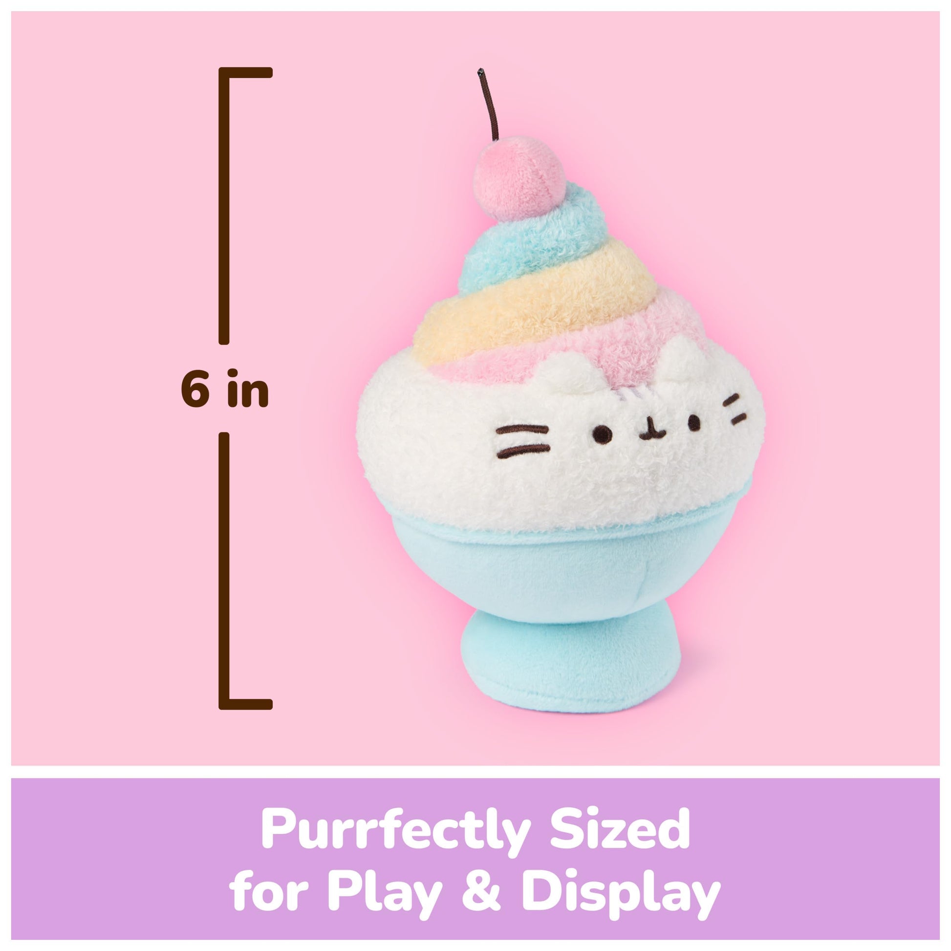 GUND Pusheen Shaved Ice 6-Inch Plush Toy for Ages 8+