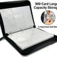 BPQWLF 9-Pocket Trading Card Binder 900 Pockets, Cute Bunny Cartoon PU Leather Card Album with 50 Removable Sleeves for Sports/Baseball