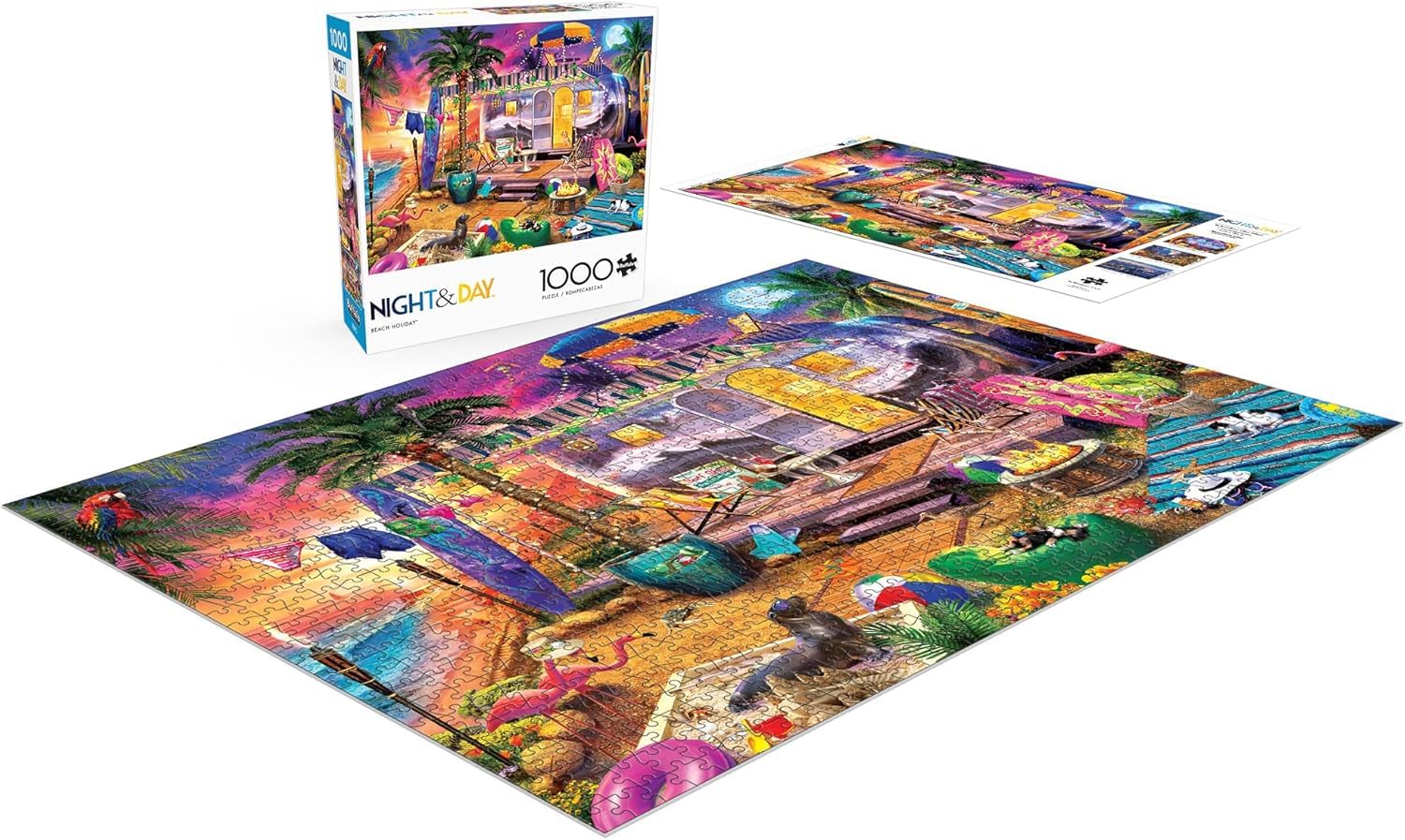 Buffalo Games - Jeff Haynie - Beach Holiday - 1000 Piece Jigsaw Puzzle For Adults -Challenging Puzzle Perfect for Game Nights - Finished Size is 26.75