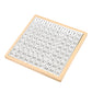 Fubeasi Montessori Game Wooden Hundred Board Number Chart Number Grid Educational Game for Kids