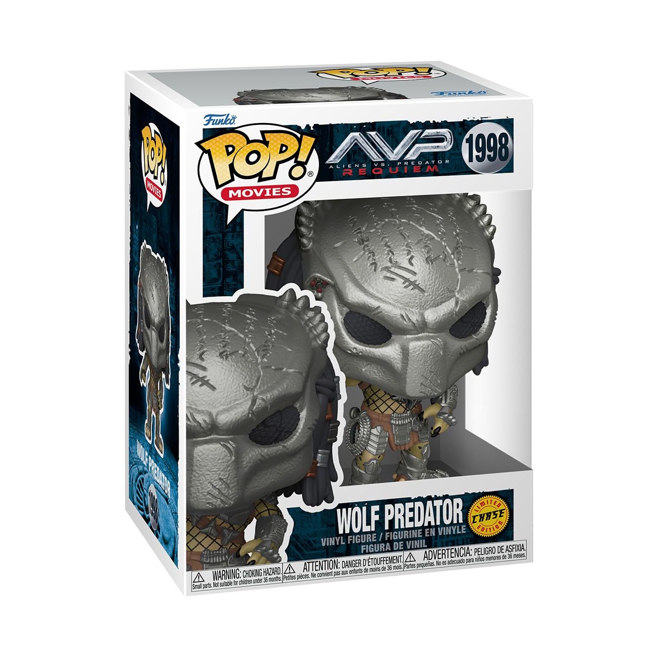Funko Pop! Movies: Predator - Wolf Predator - 1/6 Odds for Rare Chase Variant - Collectable Vinyl Figure - Gift Idea - Official Merchandise - Toys for