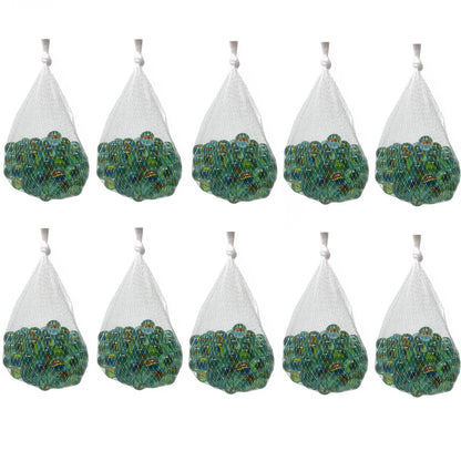 TSY TOOL 1000 Count of Cats Eyes Glass Marble, Cat's Eyes Marbles 5/8" in Bulk, Shooters Sling Shot Ammo, Assorted Colors