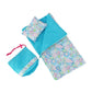 Emily Rose 14 & 14.5 Inch Doll Sleepover Bundle | Snowflake Fleece Pajamas & Reversible Multi-Color Sleeping Bag with Pillow | USA Brand | Gift Boxed