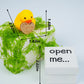 “Friend You Quack Me Up” Mini Rubber Duck - Fun Animal Gift - Adorable Duck Lover's Present, Humorous Novelty Gift Box.