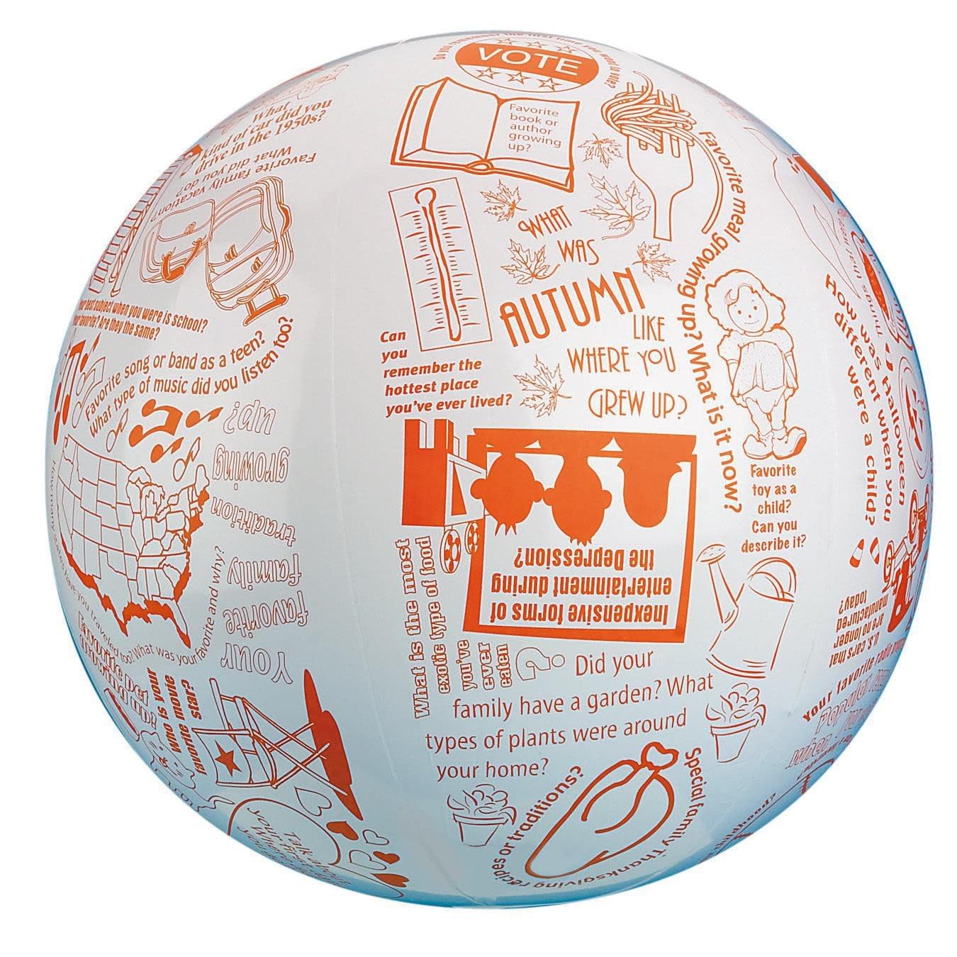 S&S Worldwide Toss 'n Talk-About Ball, Reminiscing Ball