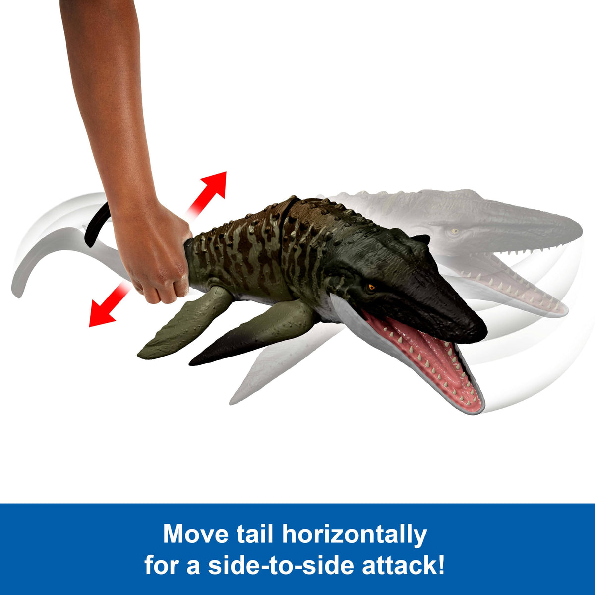 Mattel Jurassic World Rebirth Bite N Blast Mosasaurus & Mini Dinosaur