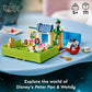 LEGO Disney Peter Pan & Wendy's Storybook Adventure 43220 Portable Playset with Micro Dolls and Pirate Ship, Travel Toy for Kids Ages 5 Plus