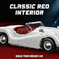 Mould King Sports Car Building Block Kits, MOC Classic Car Model Kit Supercar Racing Model Building Sets, Gift for Age 14+/Adult Collections