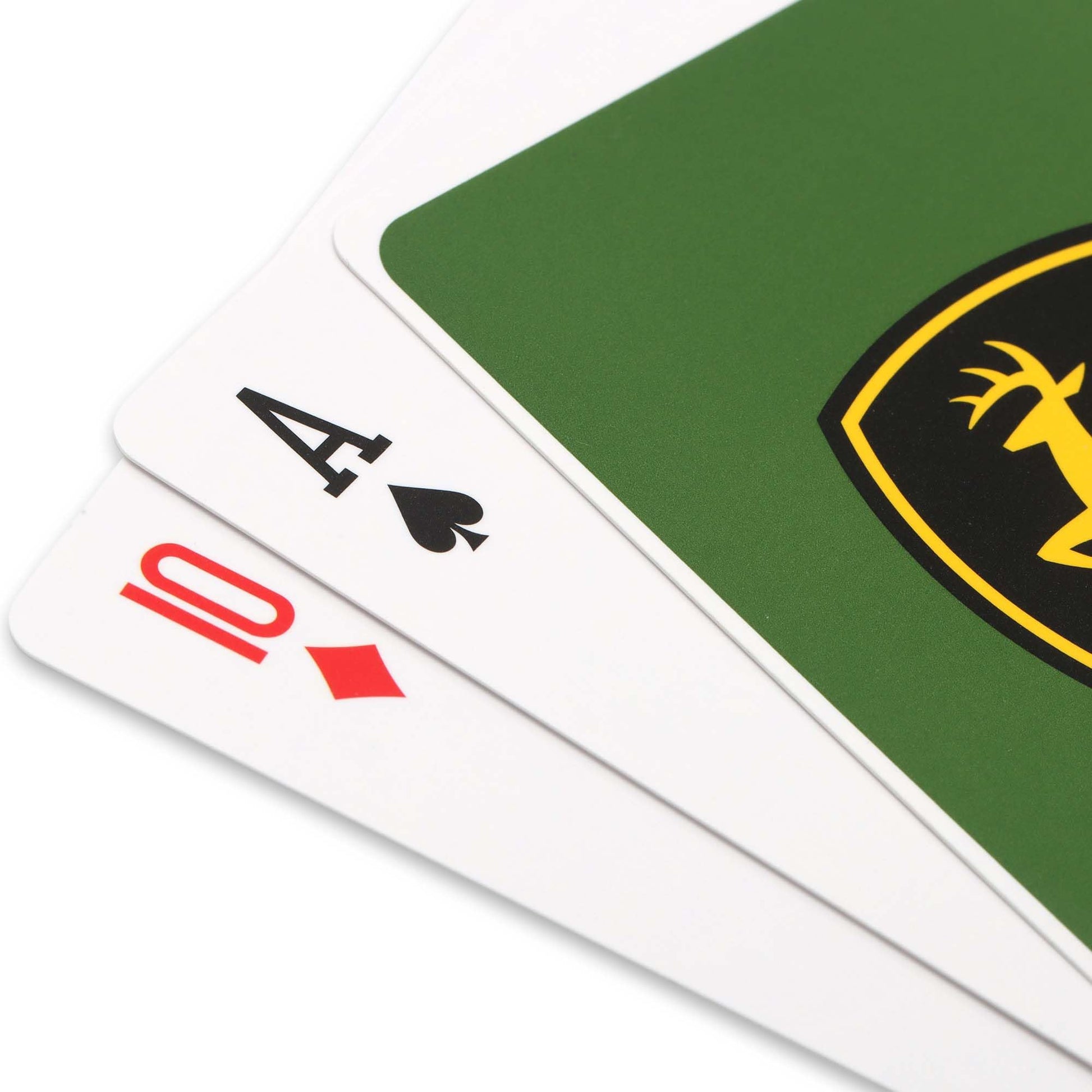 Open Road Brands John Deere Logo Playing Cards - Green John Deere Deck of Playing Cards - Great Gift Idea