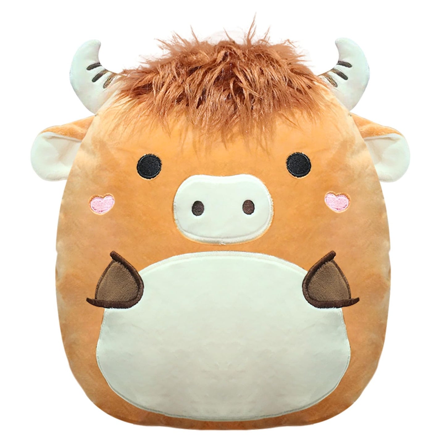 IAUUR 13-Inch Highland Cow Pillow Soft Cute Highland Cow Perfect Christmas Holiday Birthday Gifts