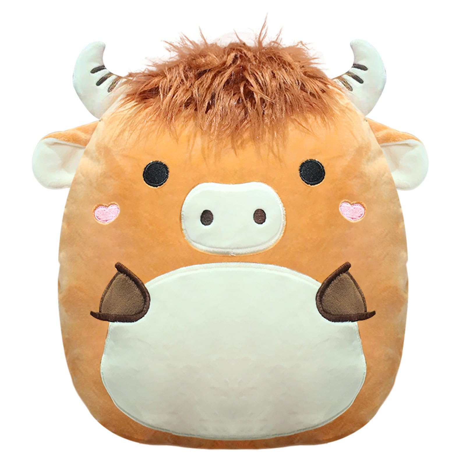 IAUUR 13-Inch Highland Cow Pillow Soft Cute Highland Cow Perfect Christmas Holiday Birthday Gifts