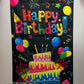 GYA Colorful Kids Birthday Party Door Banner Children Newborn Baby Shower Happy Birthday Background Balloons Candy Bar Gifts Backdrops Kids