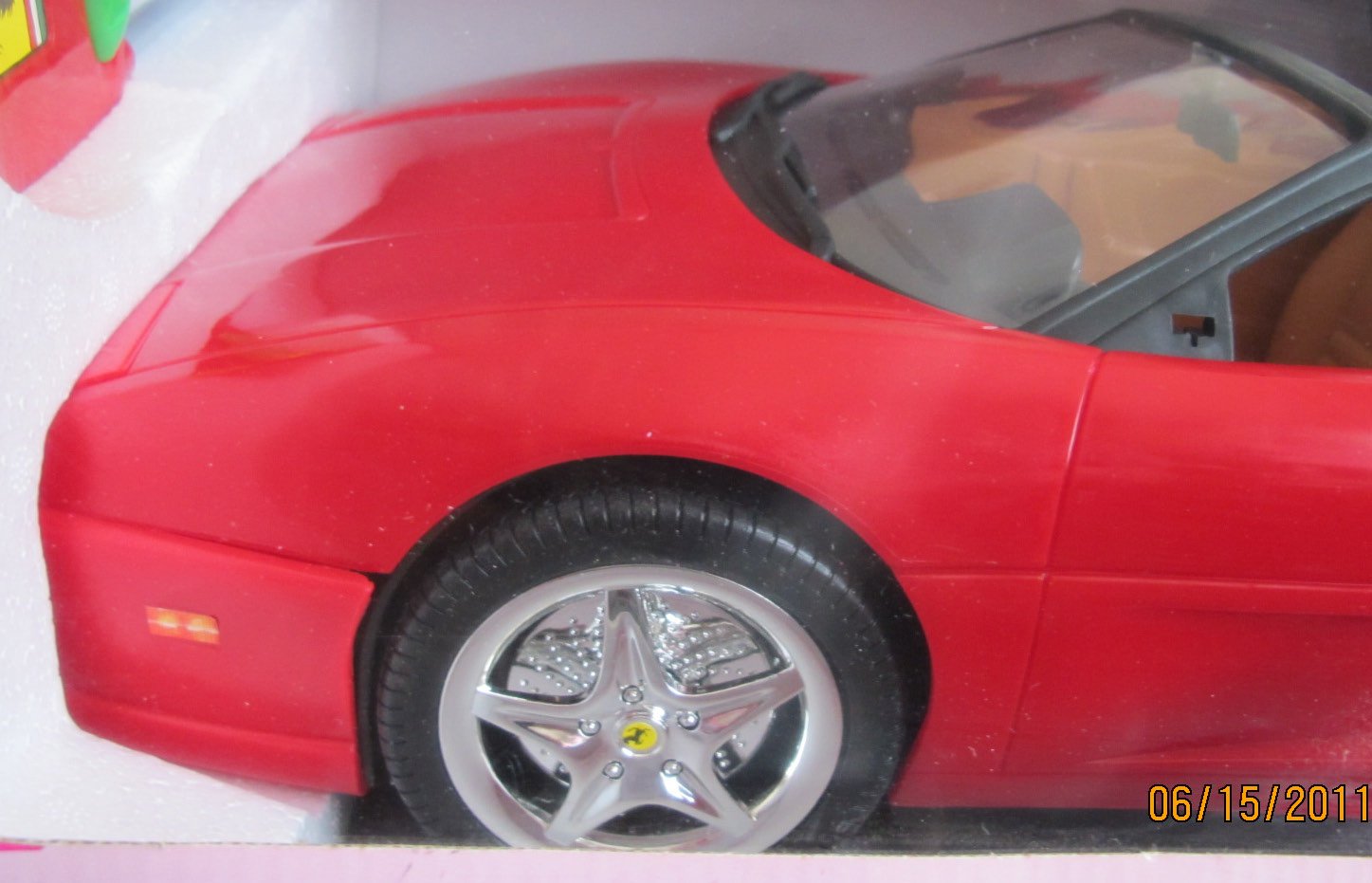 Barbie RC FERRARI F355 GTS Radio Controlled Red Car R/C Convertible Vehicle with Working HEADLIGHTS! (2000)