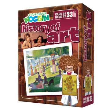 Outset Media Professor Noggin's History of Art Trivia Card Game - an Educational Trivia Based Card Game for Kids - Trivia, True or False, & Multiple