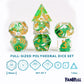FanRoll Sharp Edge Resin DND Dice Set: Frog Dice, Role Playing Game Dice for Dungeons and Dragons