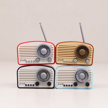 Dollhouse Miniature Radio Model, Mini Living Room Radio, Room Box Supply Radio with Antenna that can be Raised, for Dollhouse Miniature Accessories