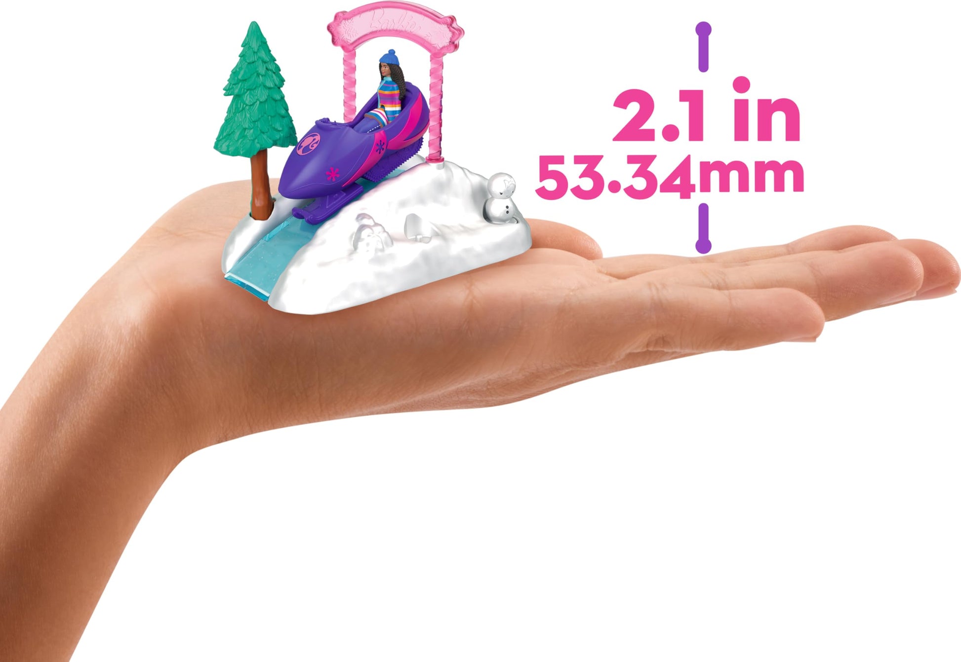 Barbie Mini Land Collectible Playsets with 1.5-inch Doll, Interactive Play Areas for Storytelling Fun