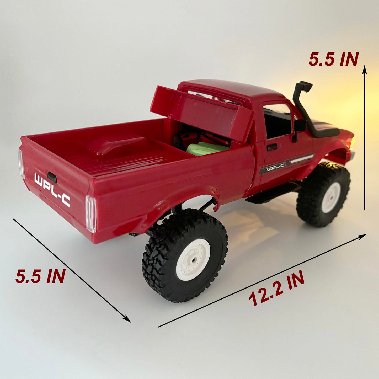 Apawband RC Truck WPL C24 RC Crawler 1/16 Scale Off Road RTR