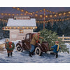 Bits and Pieces - 500 Piece Jigsaw Puzzle for Adults - Tree Farm - Christmas, Holiday Jigsaw Puzzle by Artist John Sloane, Completed Puzzle Size: 18"