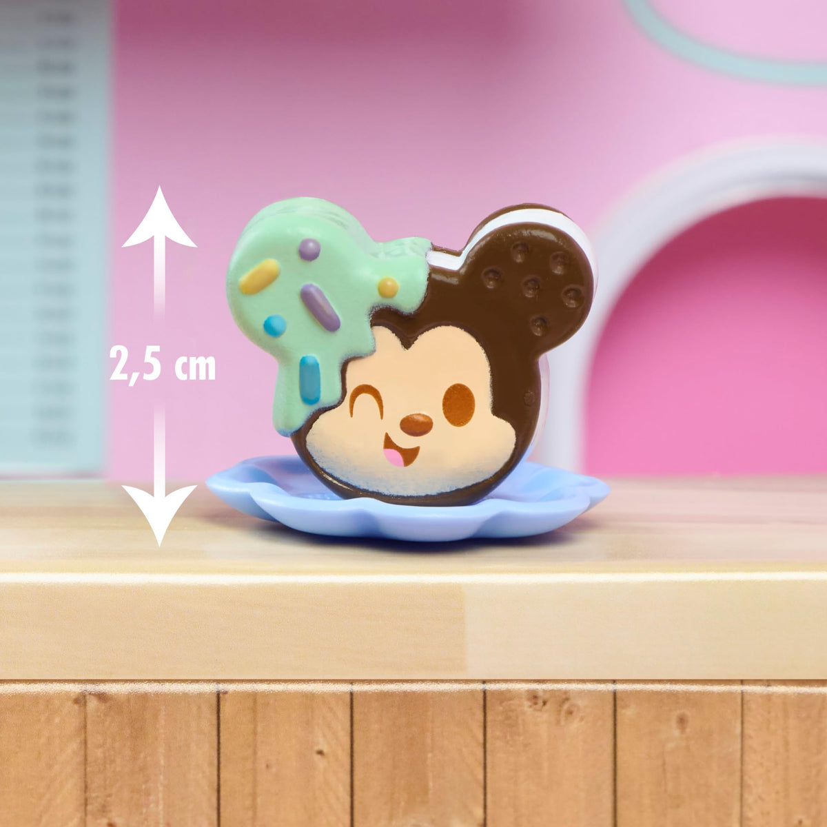 Just Play Disney Munchlings Mini Munch Duos Figurines Collectible Figures with Accessories, 5 Pieces, 2.5 cm, Toys for Kids Ages 3 Years, 7.32