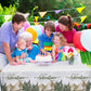 Gupesxu Adventure World Awaits Tablecloth - Travel Themed Table Decorations Disposable Exploration Travel Plastic Tablecloth for Baby Shower Birthday