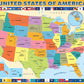 EuroGraphics Map of the United States of America Jigsaw Puzzle (200-Piece)