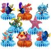 8Pcs Finding Nemo Table Centerpieces Birthday Party Supplies Double Side Table Decorations for Kids Party Decorations