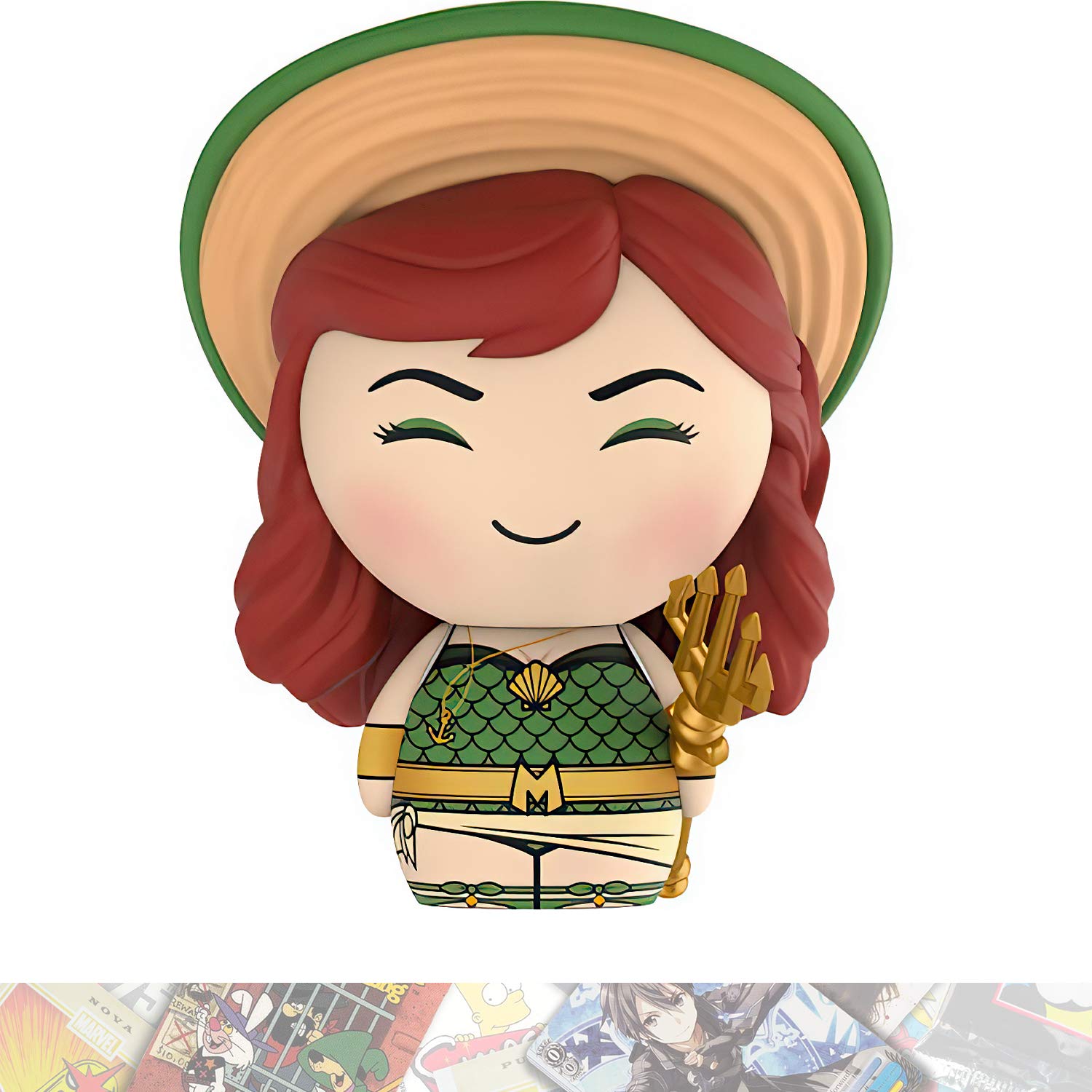 Mera (Hot Topic 5000pcs Exc): Funk o Dorbz Vinyl Figure Bundle with 1 D .C . Trading Card (420-22472)
