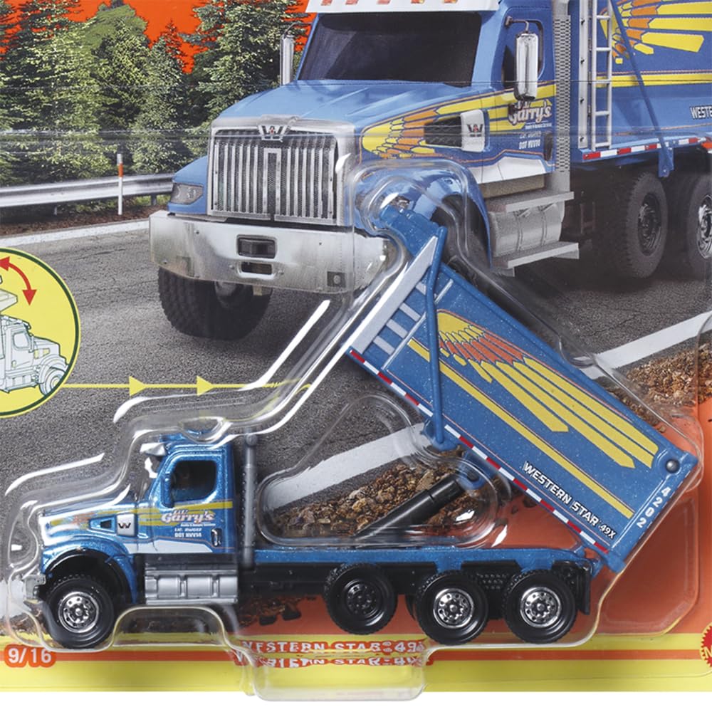 Matchbox Western Star 49X, Working Rigs 9/16 [Blue], N3242