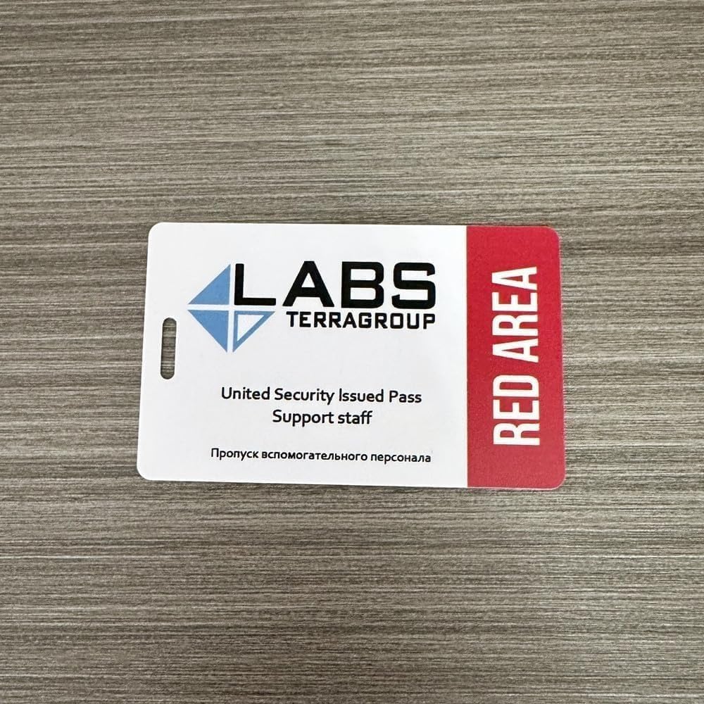 FLOORSOUTH Escape from Tarkov Red Card TerraGroup Labs Key Card Accessories 7pcs
