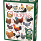 Cobble Hill 1000 Piece Puzzle - Chicken Quotes - Sample Poster Included