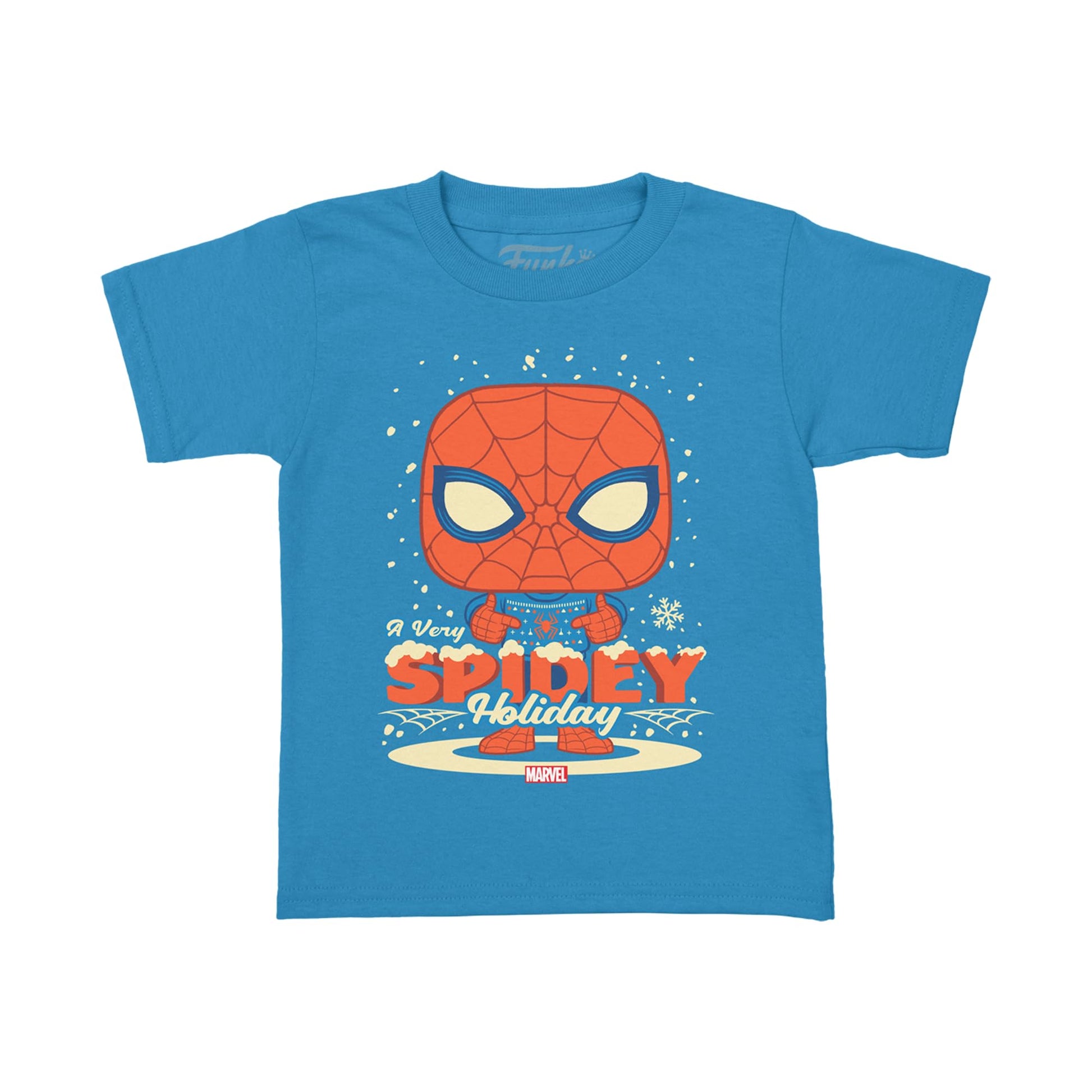 Funko Pocket POP! & Tee: Marvell-Holiday Spiderman - Spider-Man - Extra Large - (XL) - Marvel Comics - T-Shirt - Clothes with Collectable Vinyl