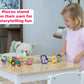 Jasey's Toy Chest Wooden Farm Puzzle & Play Pieces | 9-Piece Chunky Animal Puzzle with Board | Educational Toy for Toddlers Ages 12+ Months