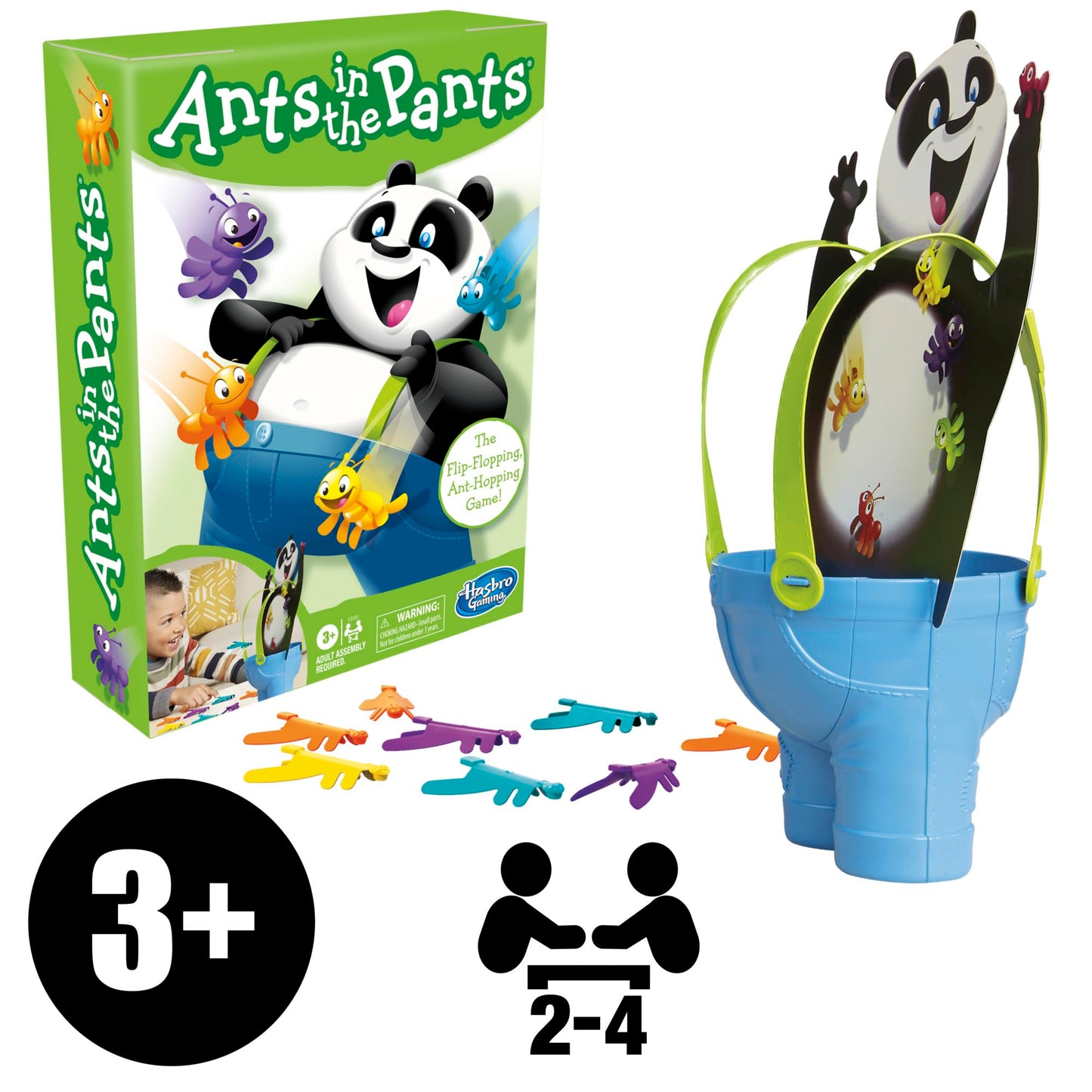 Hasbro Gaming Ants in The Pants Preschool Game for Kids Ages 3+, Fun Board Game for 2-4 Players, Easter Gifts for Boys and Girls (Amazon Exclusive)