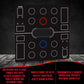 The Gaming Mat Company 2 Player CARDFIGHT!! Vanguard Gaming Mat for Vanguard TCG Cards - Deluxe 28" x 28" x 0.16" with Rear Guard & Guardian Circles