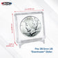 BCW 2x2 Coin Snap - Dollar - 25ct | Coin Holder Case for 38.5mm US Eisenhower Dollar | Snap Together Design | Stackable, Coin Collecting Supplies |