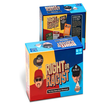 Right or Racist, Card Game, Gag Gift with Hundreds of Trivia and Debate Cards, Funny Gag Gifts for Secret Santa or White Elephant, Games for Men