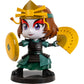 Jazwares Avatar: The Last Airbender Suki - 4-Inch Mini Figure in Kawaii Style in Dynamic Pose with Display Base