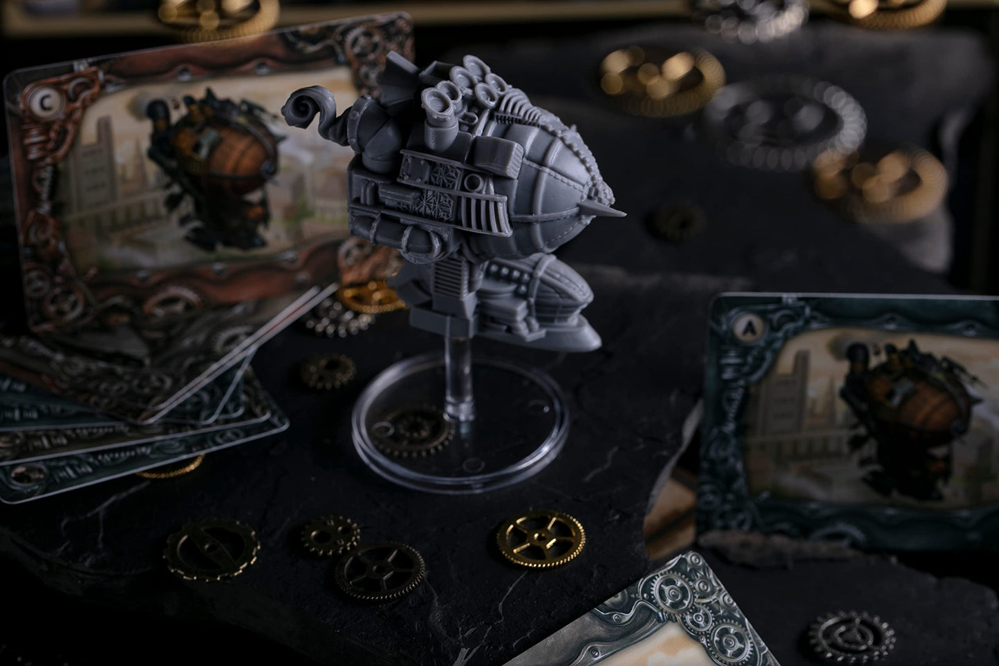 City of The Great Machine. The Escalation Board Game Expansion |1-4 Players | Ages 14 and up | Steampunk | One-vs-Many | Hidden Movement | Cooperative