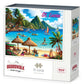 Boardwalk St. Lucia 500 Piece Jigsaw Puzzle Tropical Beach Vacation Puzzles with Premium Box, Gift for Adults and Family 16"x20"