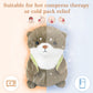 Ayehe Weighted Microwavable Stuffed Animal, Turtle Otter