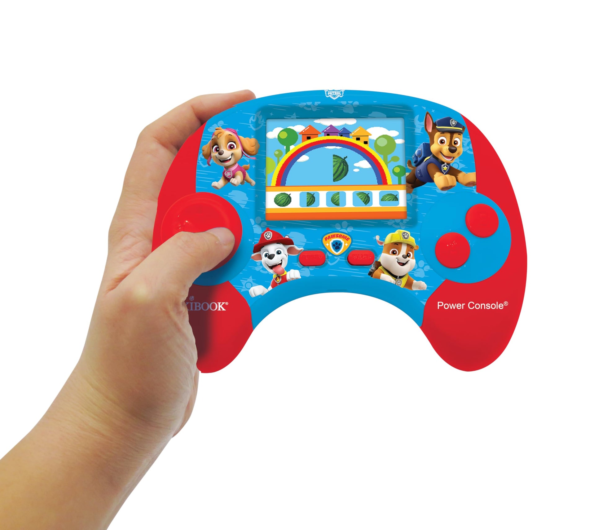 Lexibook, Paw Patrol Power Console - Educational Bilingual Game Console with 100 Activities in English/Spanish, JCG100PAi2